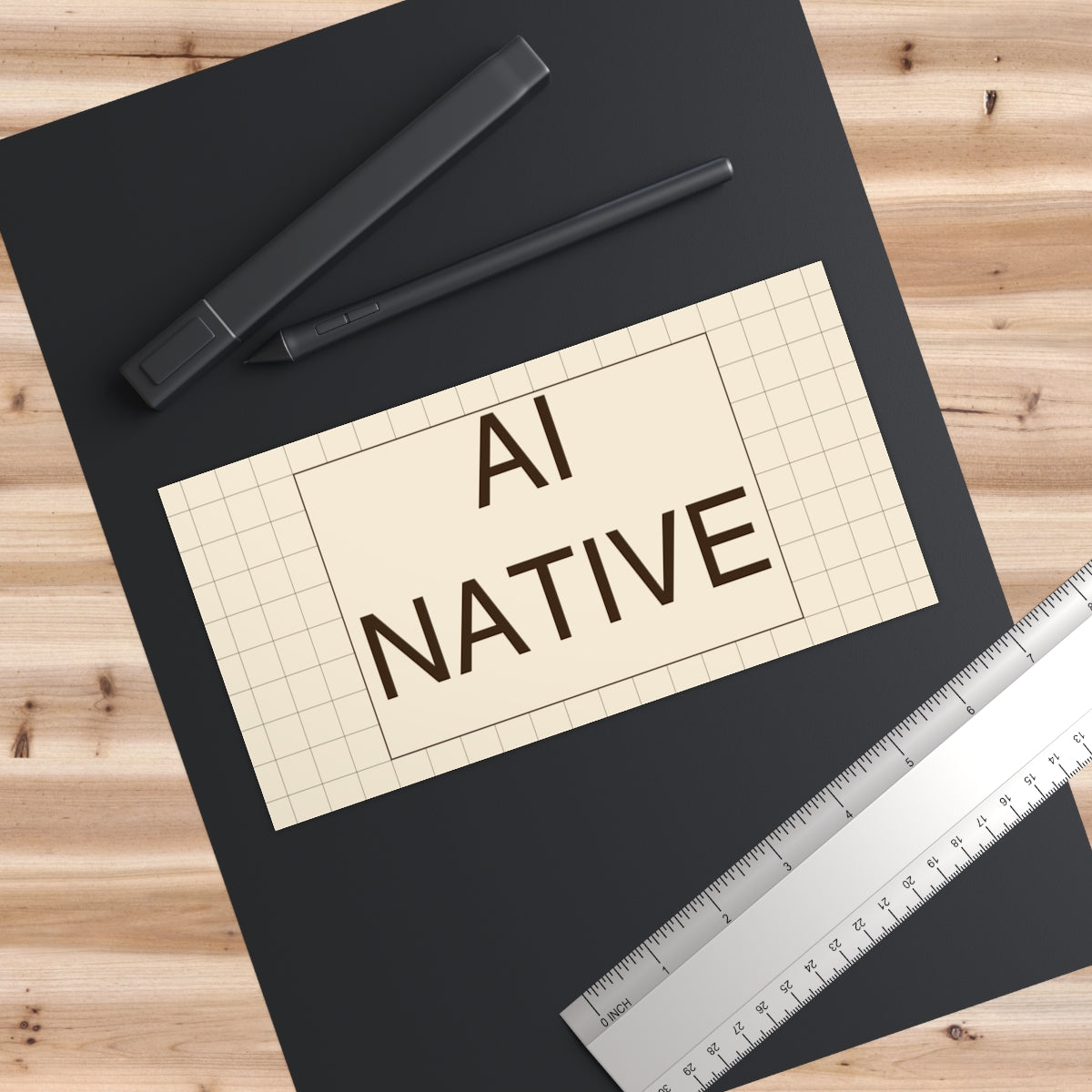 AI NATIVE - Bumper Sticker