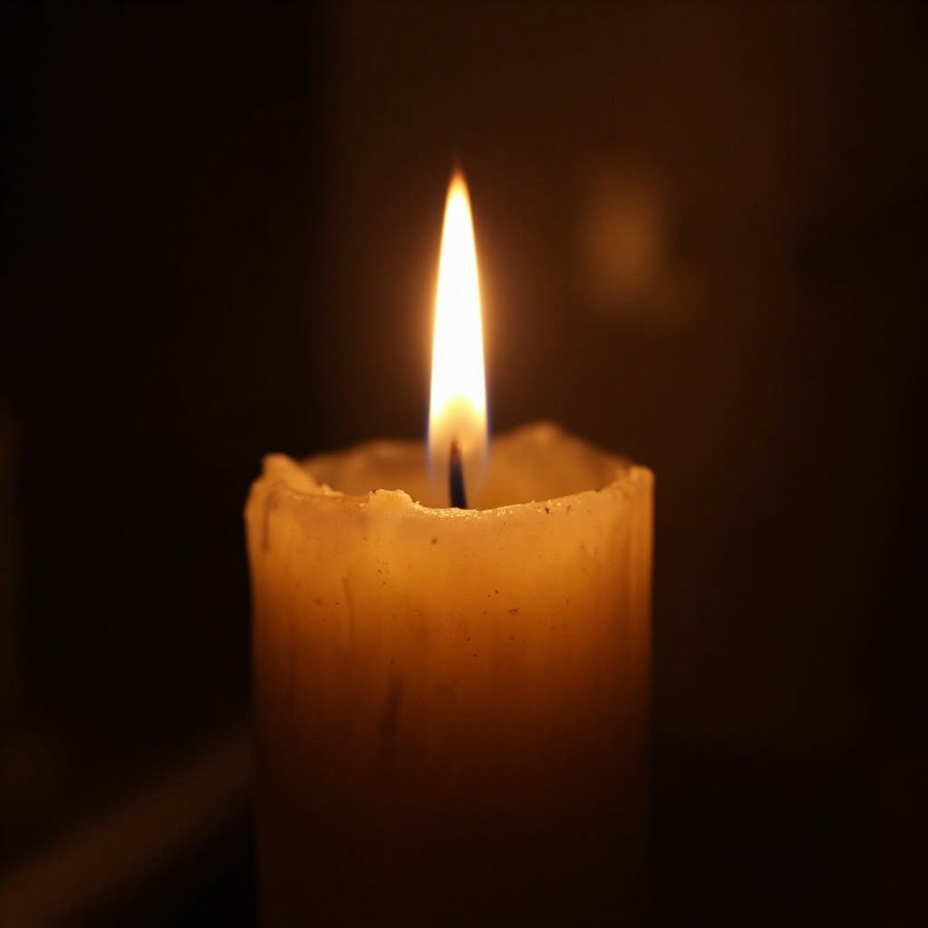 Beeswax Pillar Candles Set of 3 Unscented