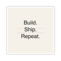 BUILD SHIP - Die-Cut Sticker