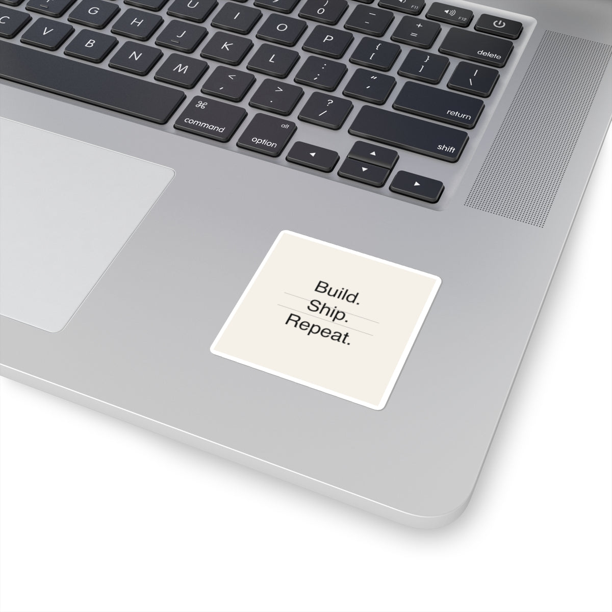 BUILD SHIP - Square Sticker