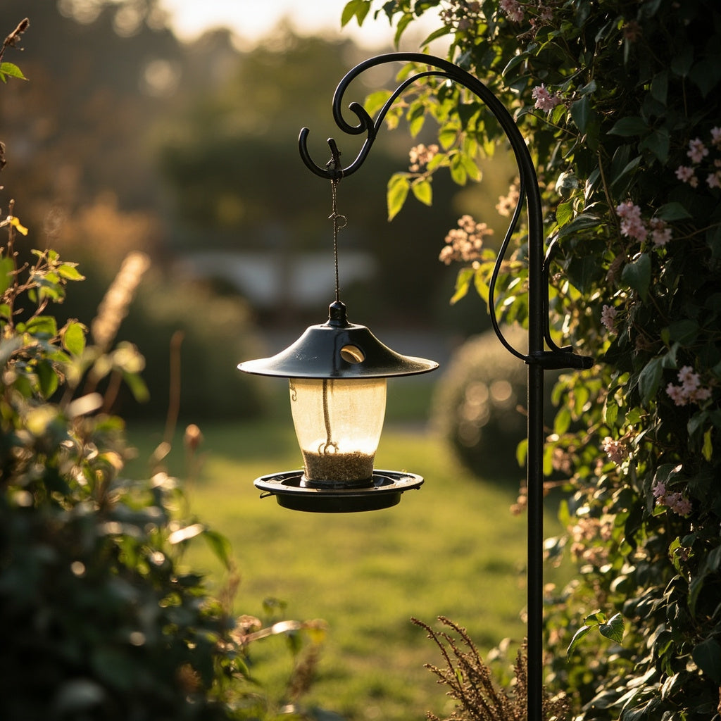 Ceramic Bird Feeder Hanging Garden