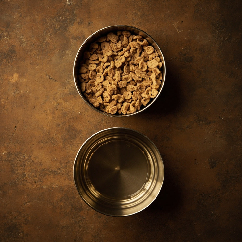 Ceramic Pet Bowl Set Stoneware 2 Piece