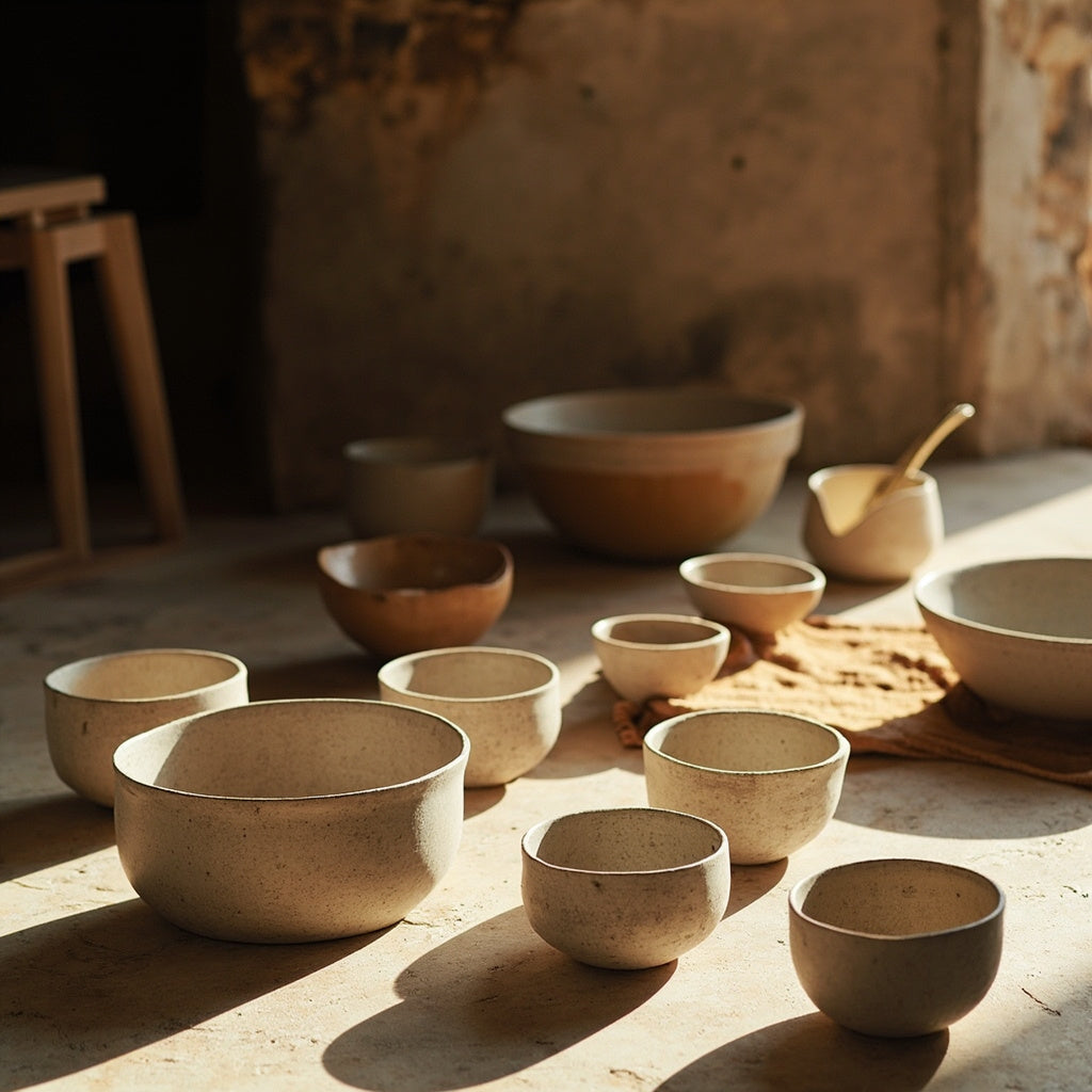 Ceramic Pet Bowl Set Stoneware 2 Piece