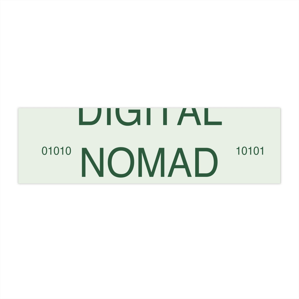 DIGITAL NOMAD - Bumper Sticker
