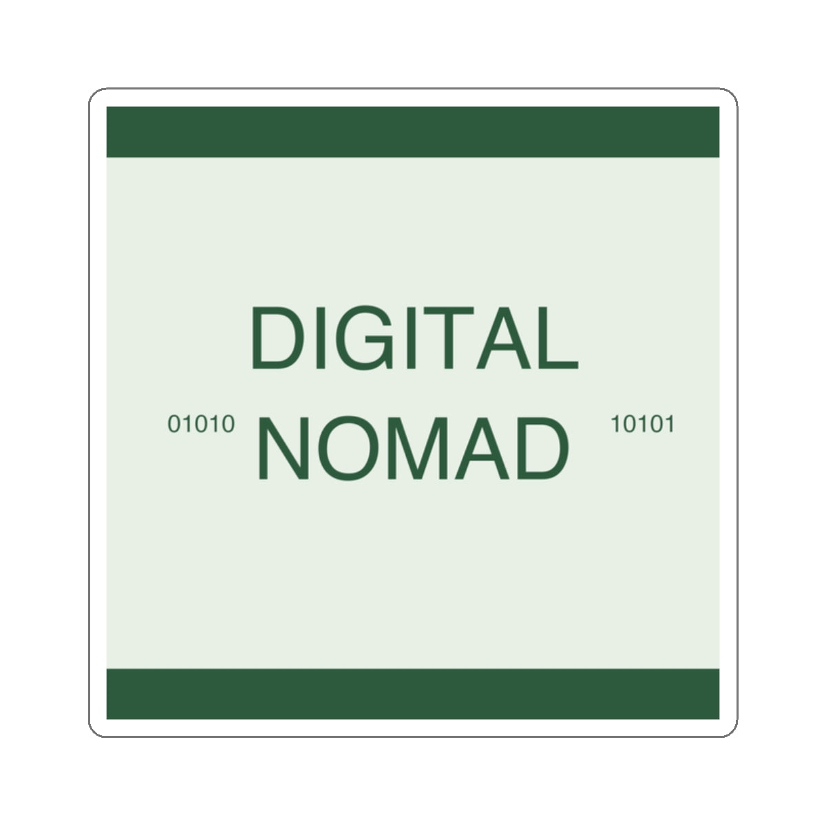 DIGITAL NOMAD - Die-Cut Sticker