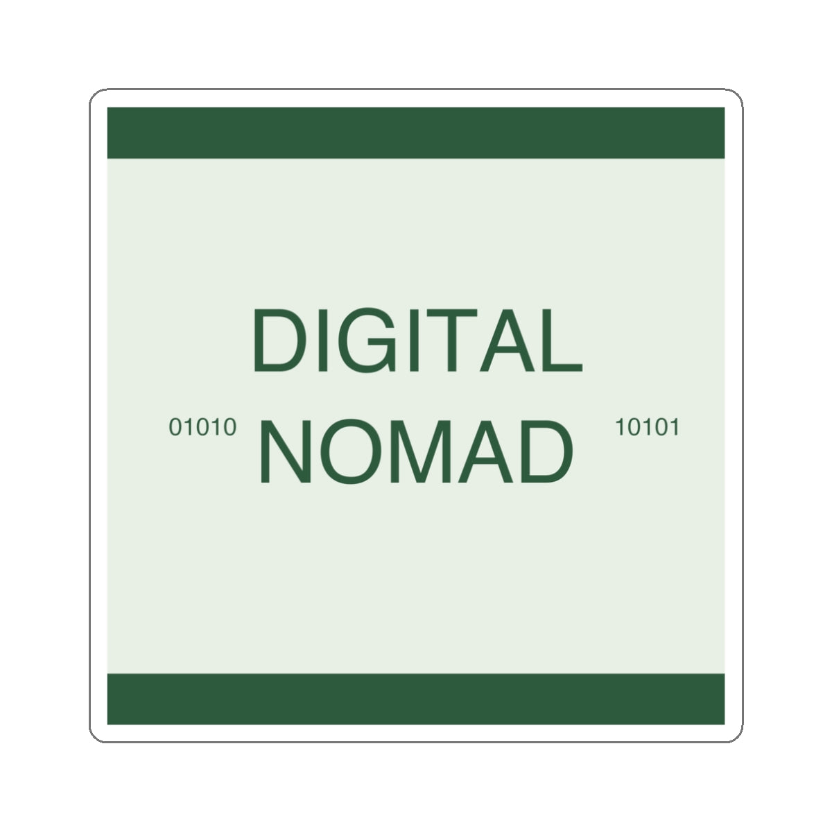 DIGITAL NOMAD - Die-Cut Sticker