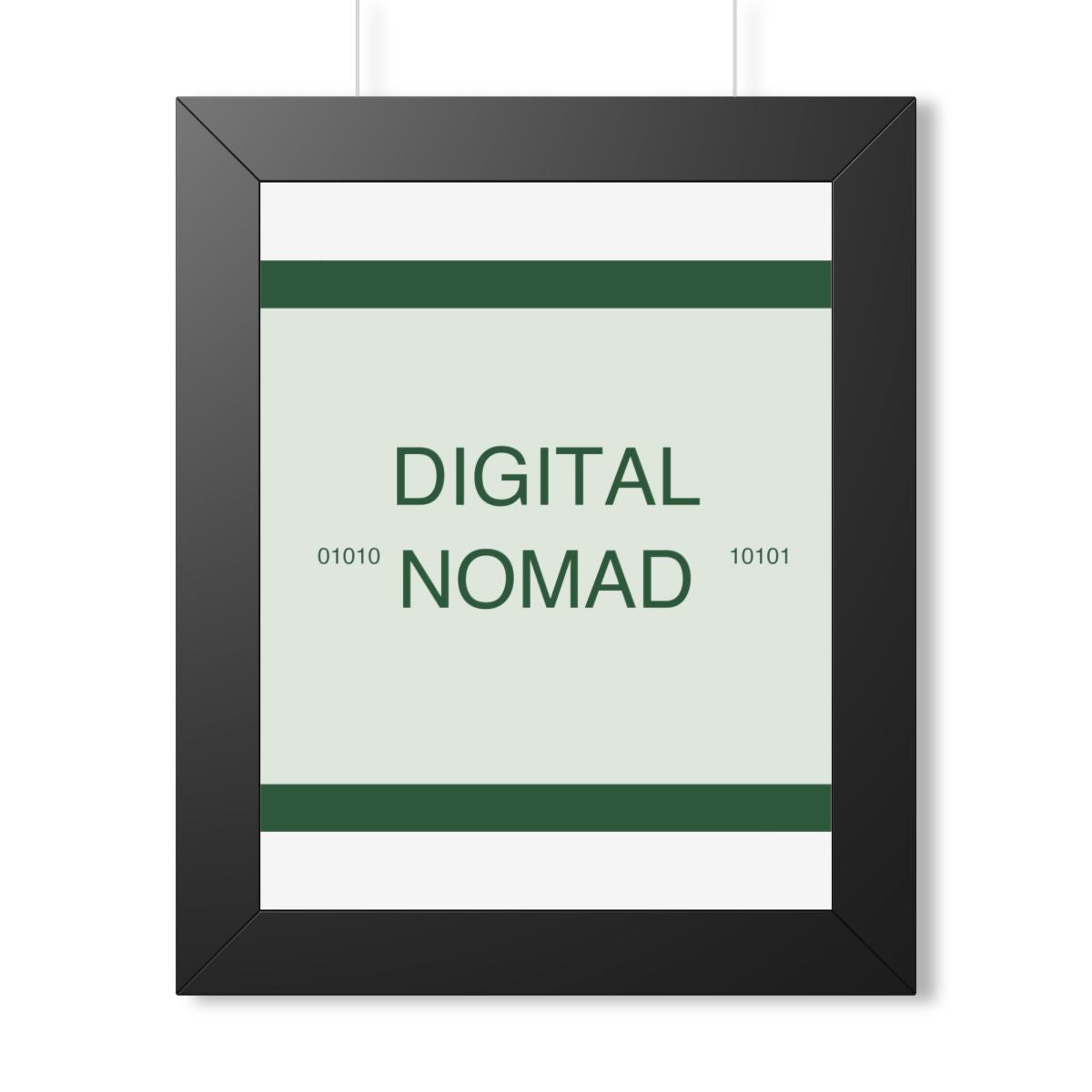 DIGITAL NOMAD - Framed Vertical Poster
