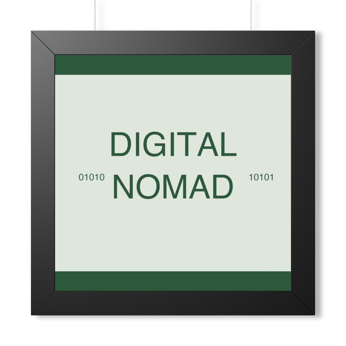 DIGITAL NOMAD - Framed Vertical Poster
