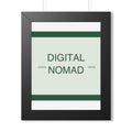 DIGITAL NOMAD - Framed Vertical Poster