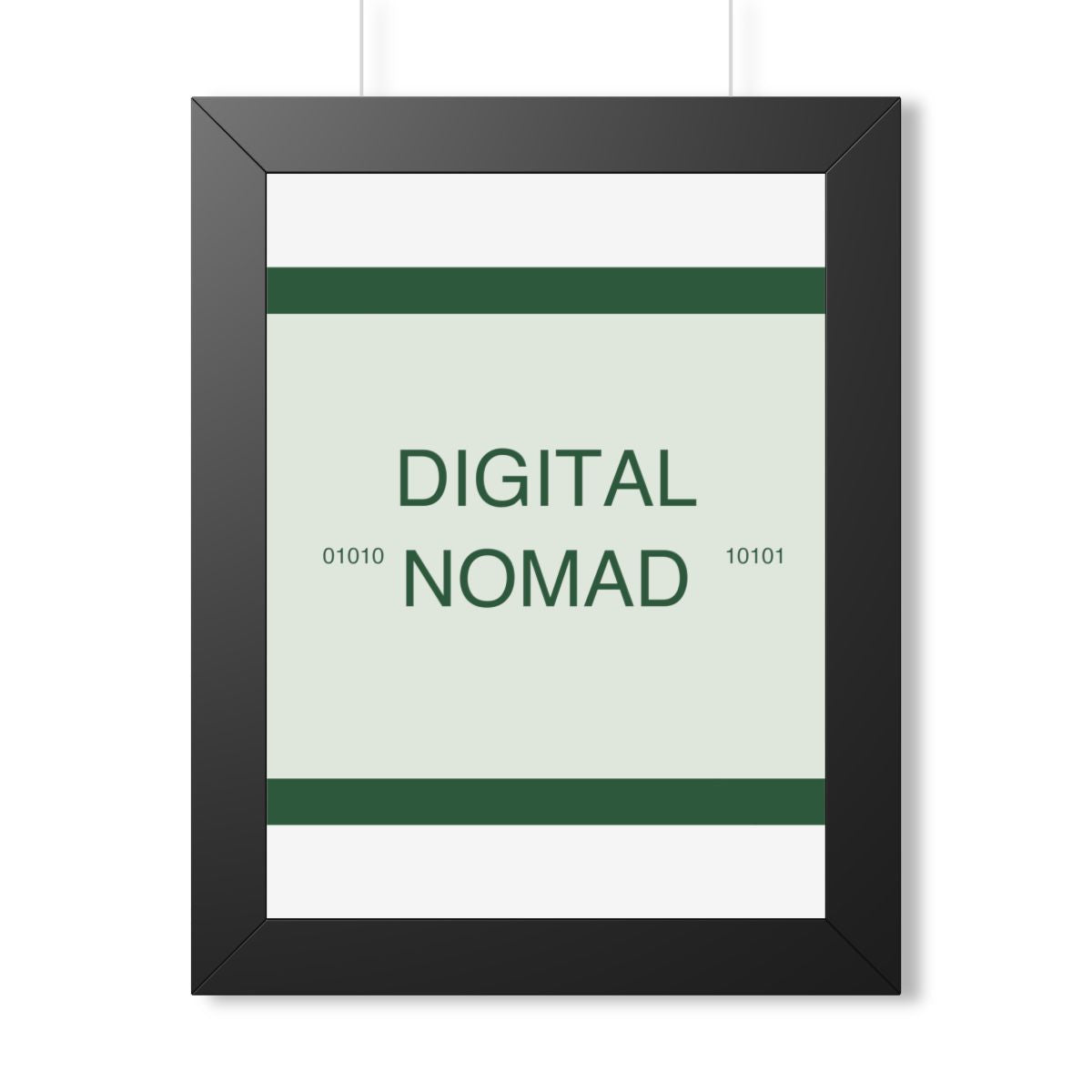 DIGITAL NOMAD - Framed Vertical Poster