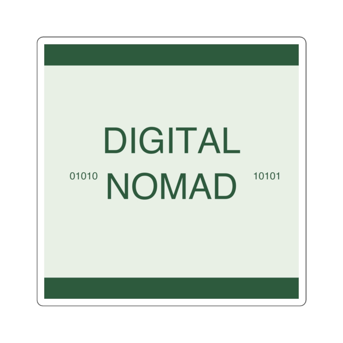 DIGITAL NOMAD - Square Sticker