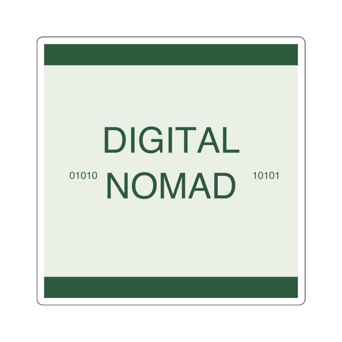DIGITAL NOMAD - Square Sticker