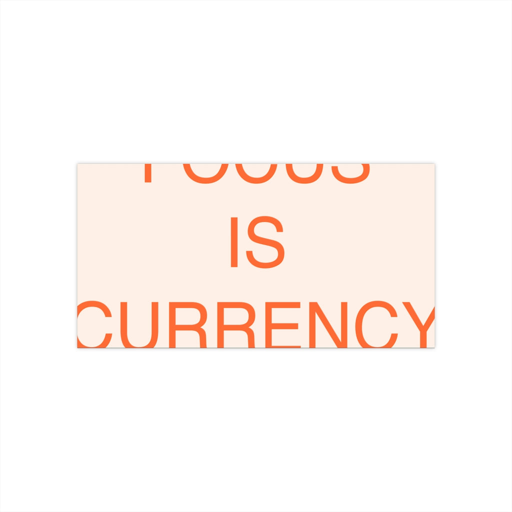 FOCUS FLOW - Bumper Sticker