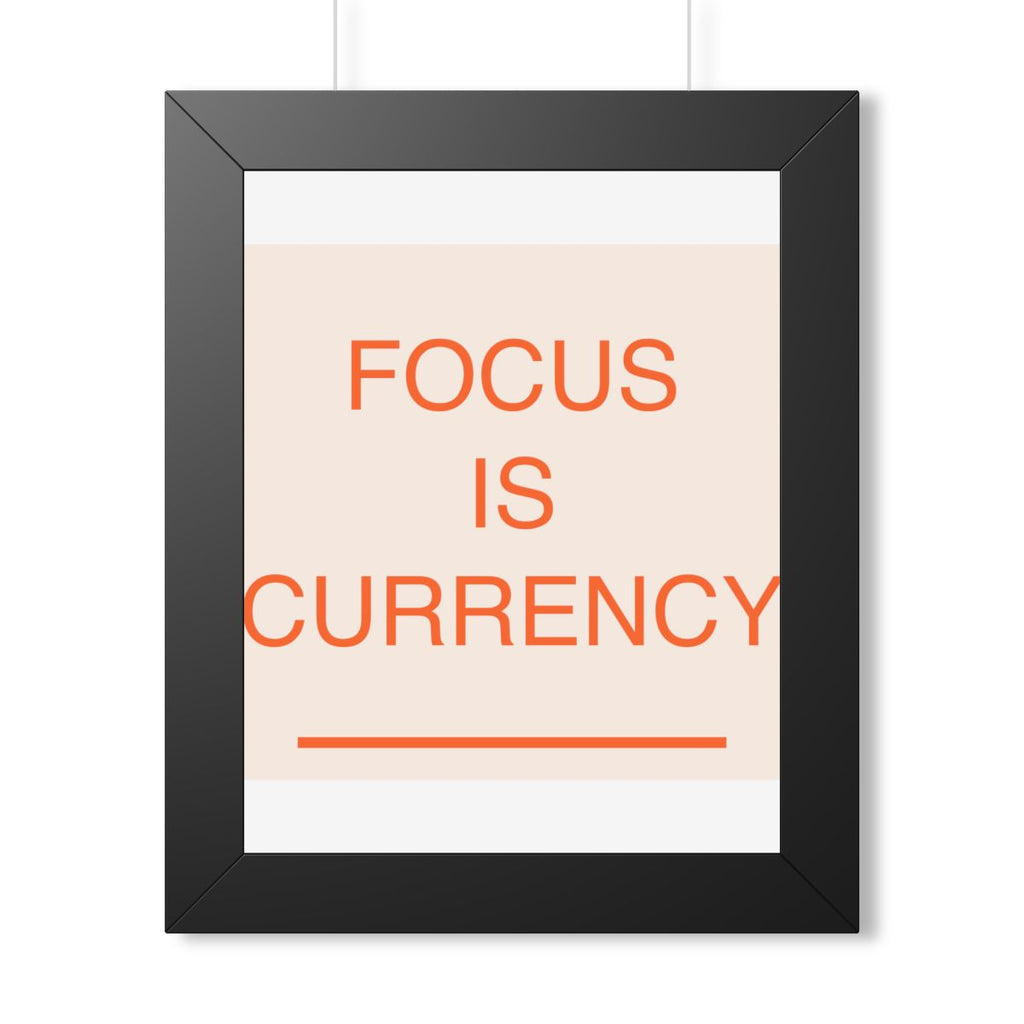 FOCUS FLOW - Framed Vertical Poster