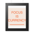 FOCUS FLOW - Framed Vertical Poster