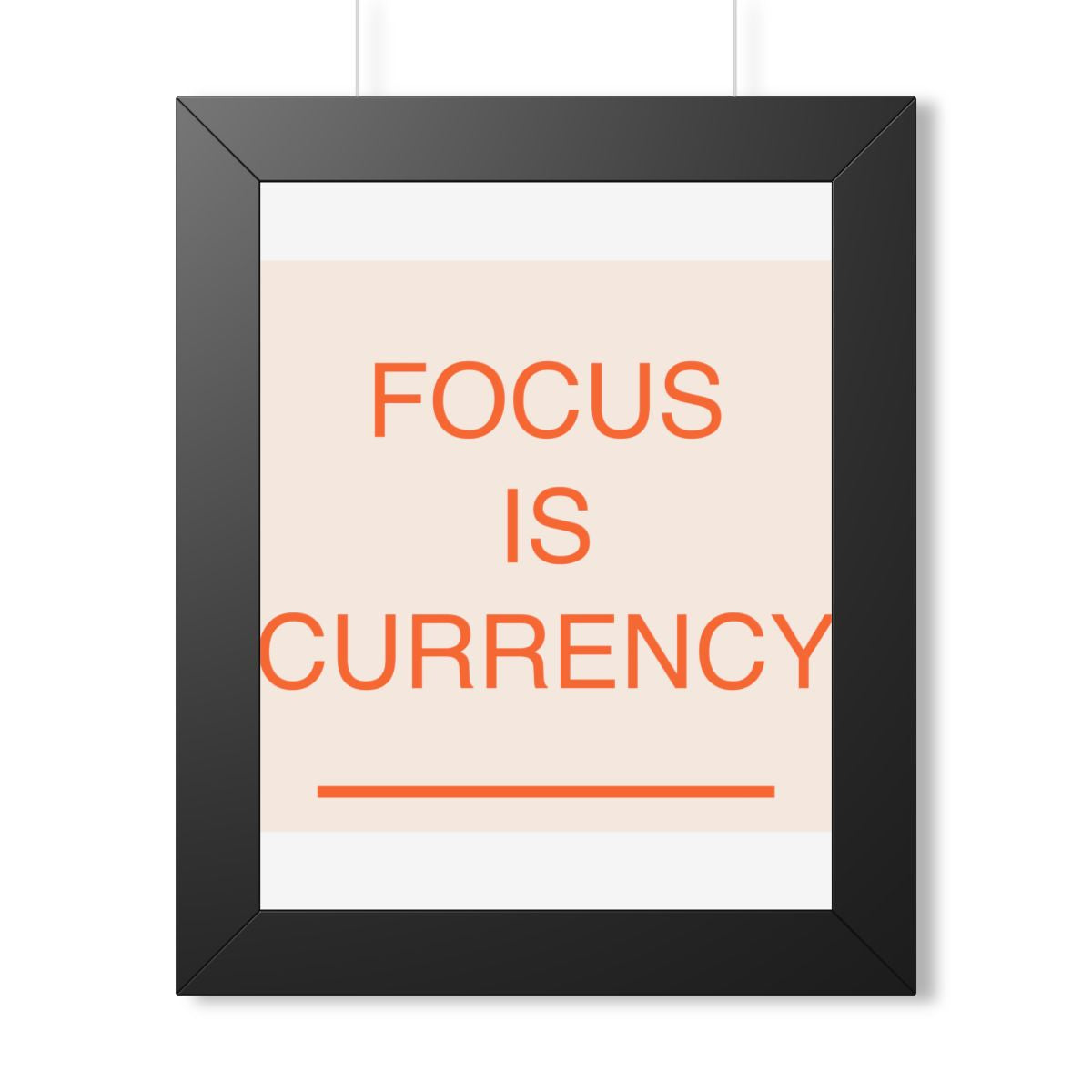 FOCUS FLOW - Framed Vertical Poster