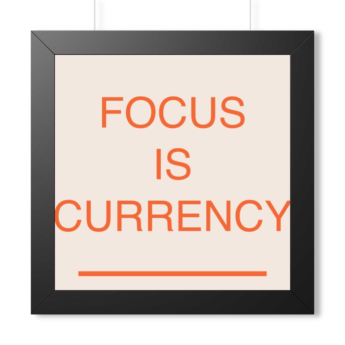 FOCUS FLOW - Framed Vertical Poster