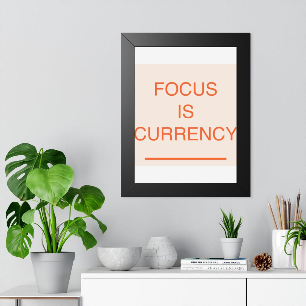 FOCUS FLOW - Framed Vertical Poster