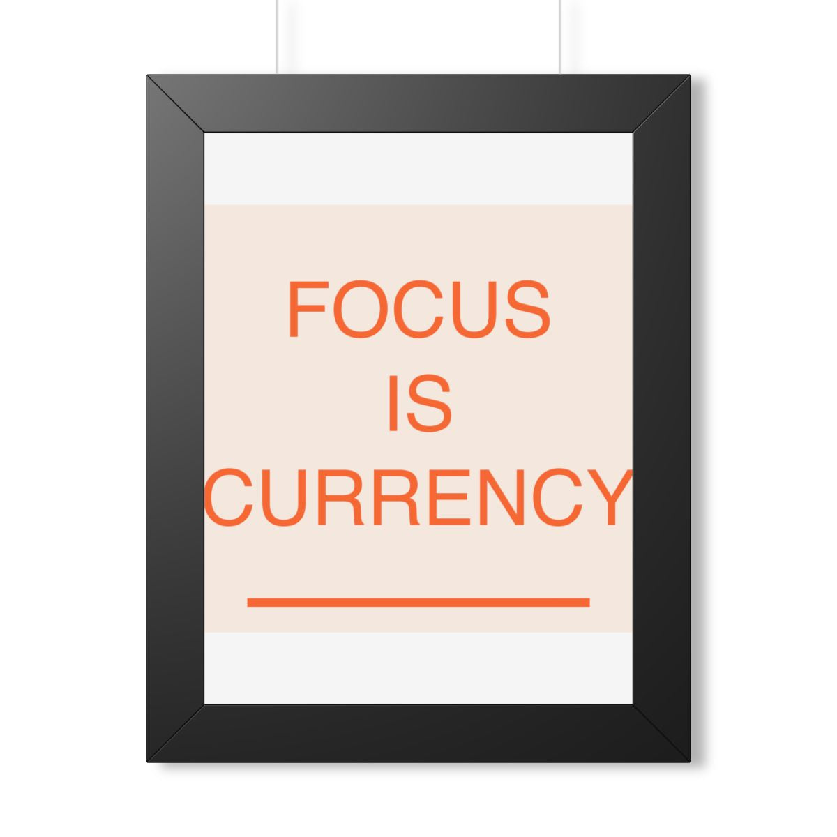 FOCUS FLOW - Framed Vertical Poster