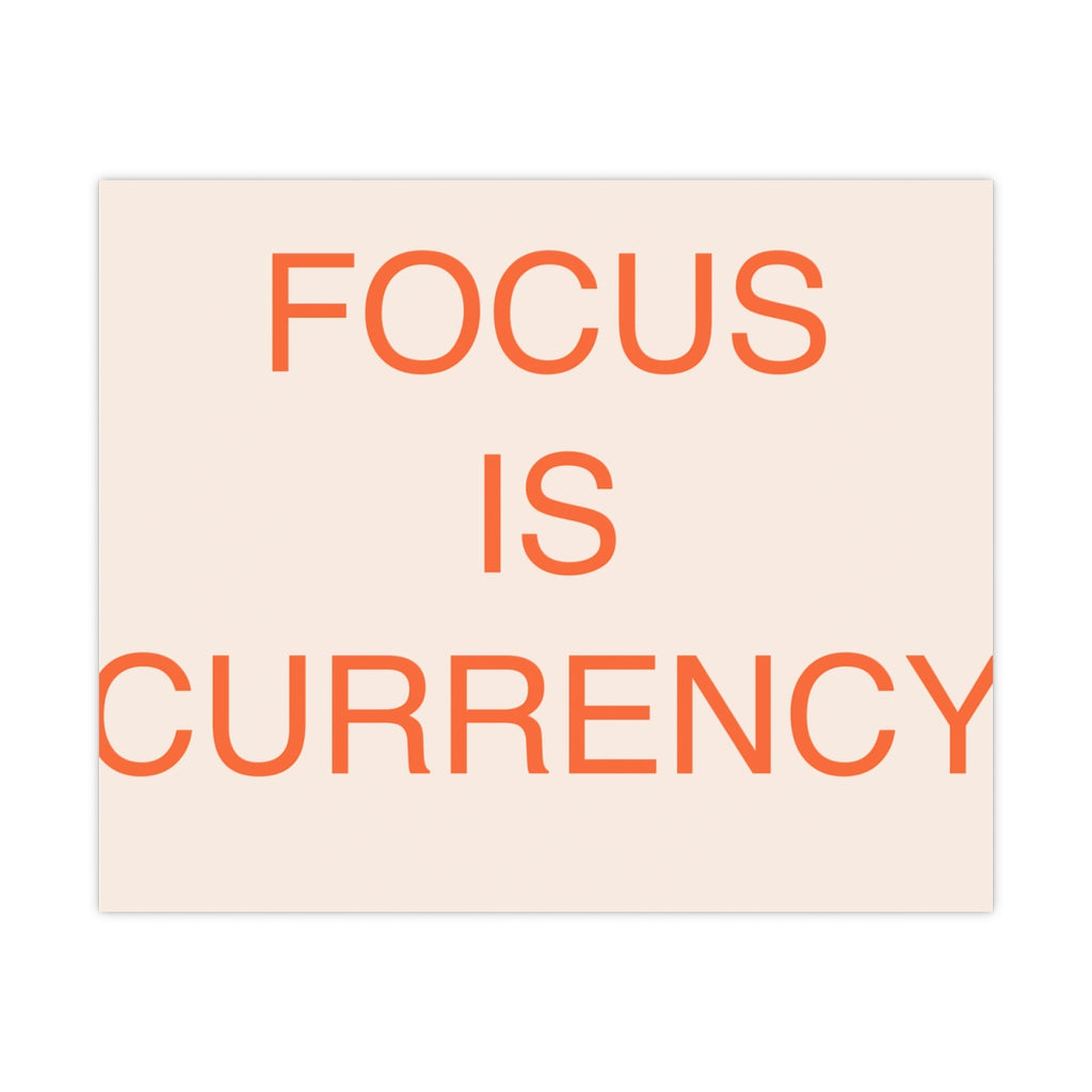 FOCUS FLOW - Matte Poster