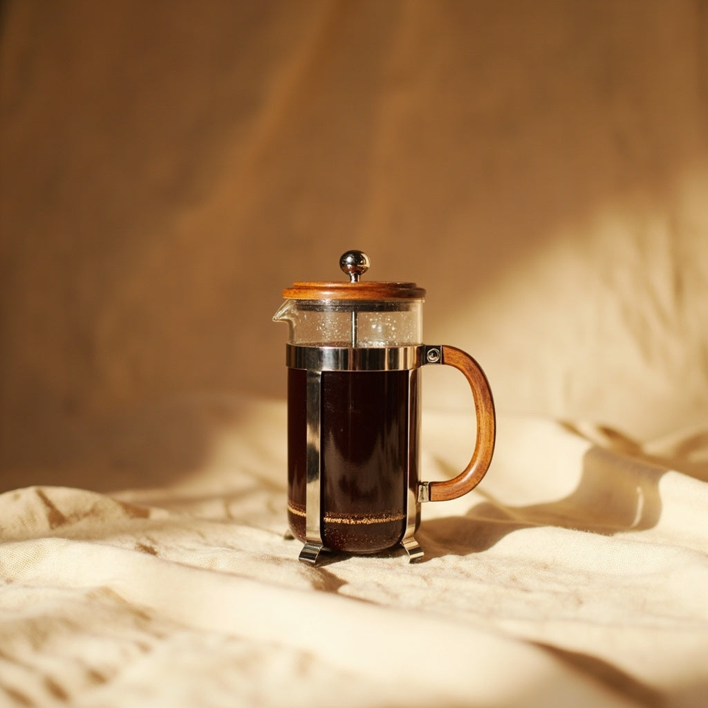 French Press Coffee Maker 8-Cup — Borosilicate Glass - Hearth & Hide