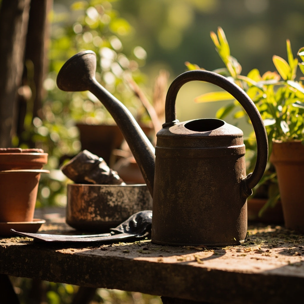 Galvanized Steel Watering Can 2 Gallon
