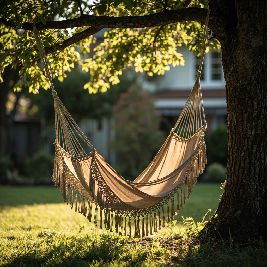 Hammock Swing Chair with Cushion Cotton