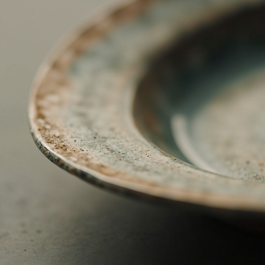 Handmade Ceramic Dinner Plates Set of 4