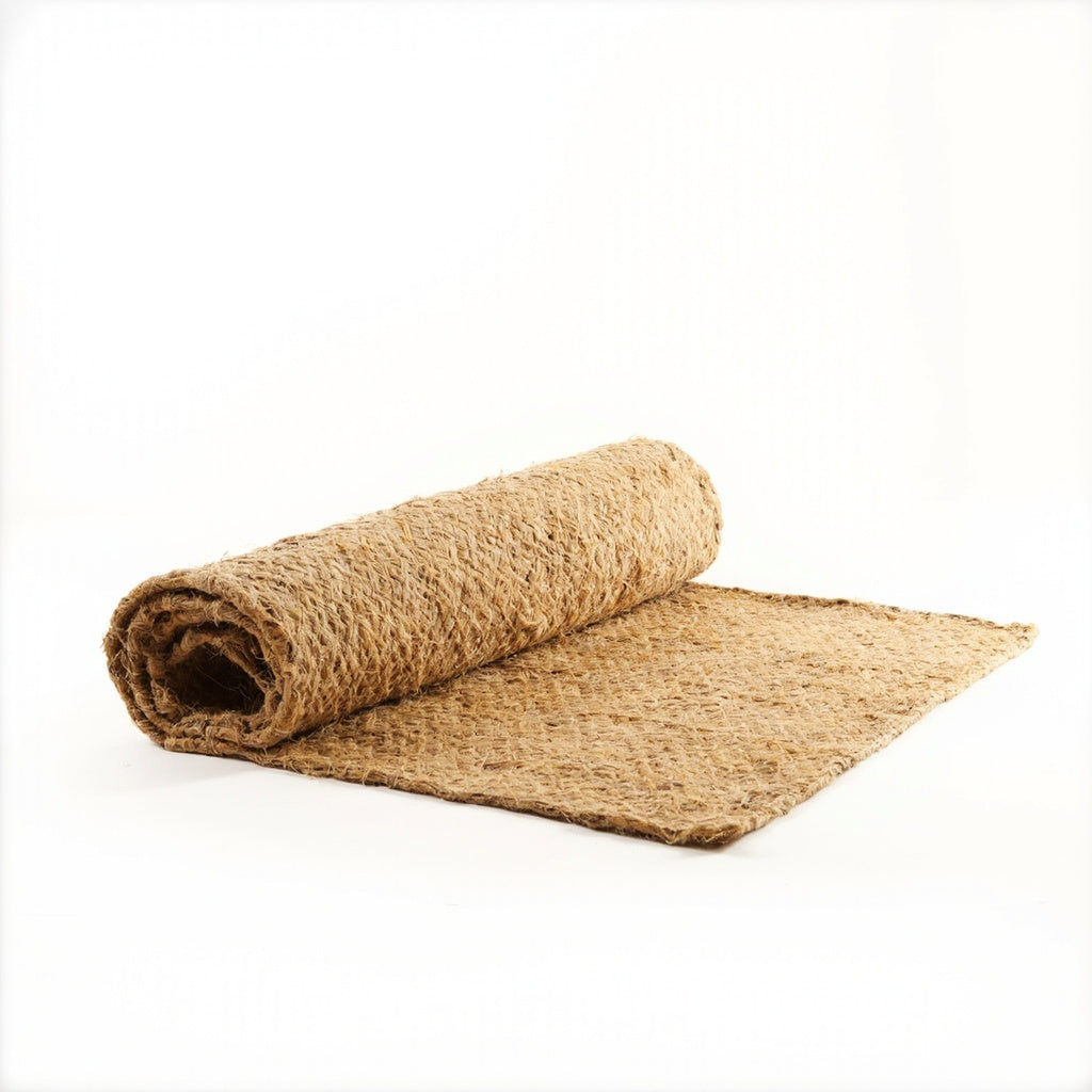 Handwoven Jute Area Rug - Natural Jute Coil