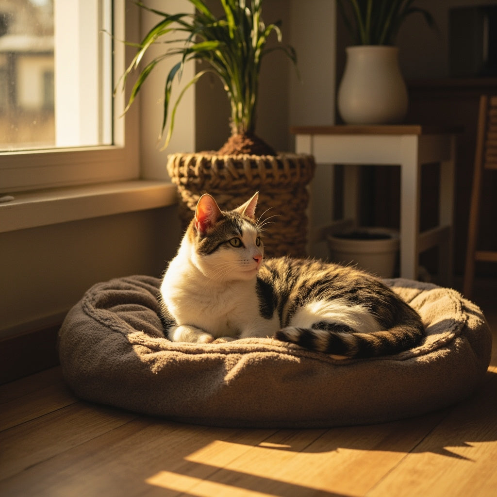 Handwoven Pet Bed Washed Cotton