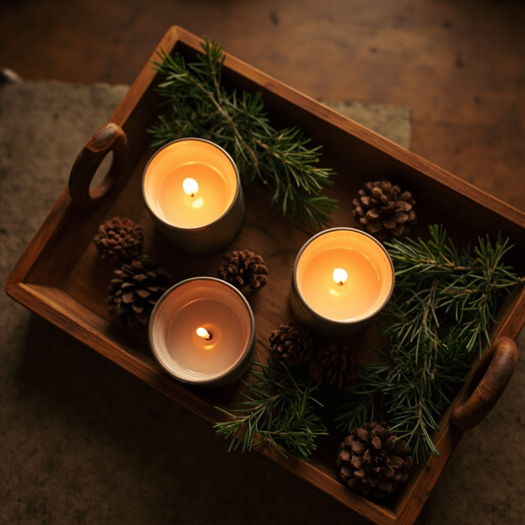 Iron Candle Holder Pillar Set of 3