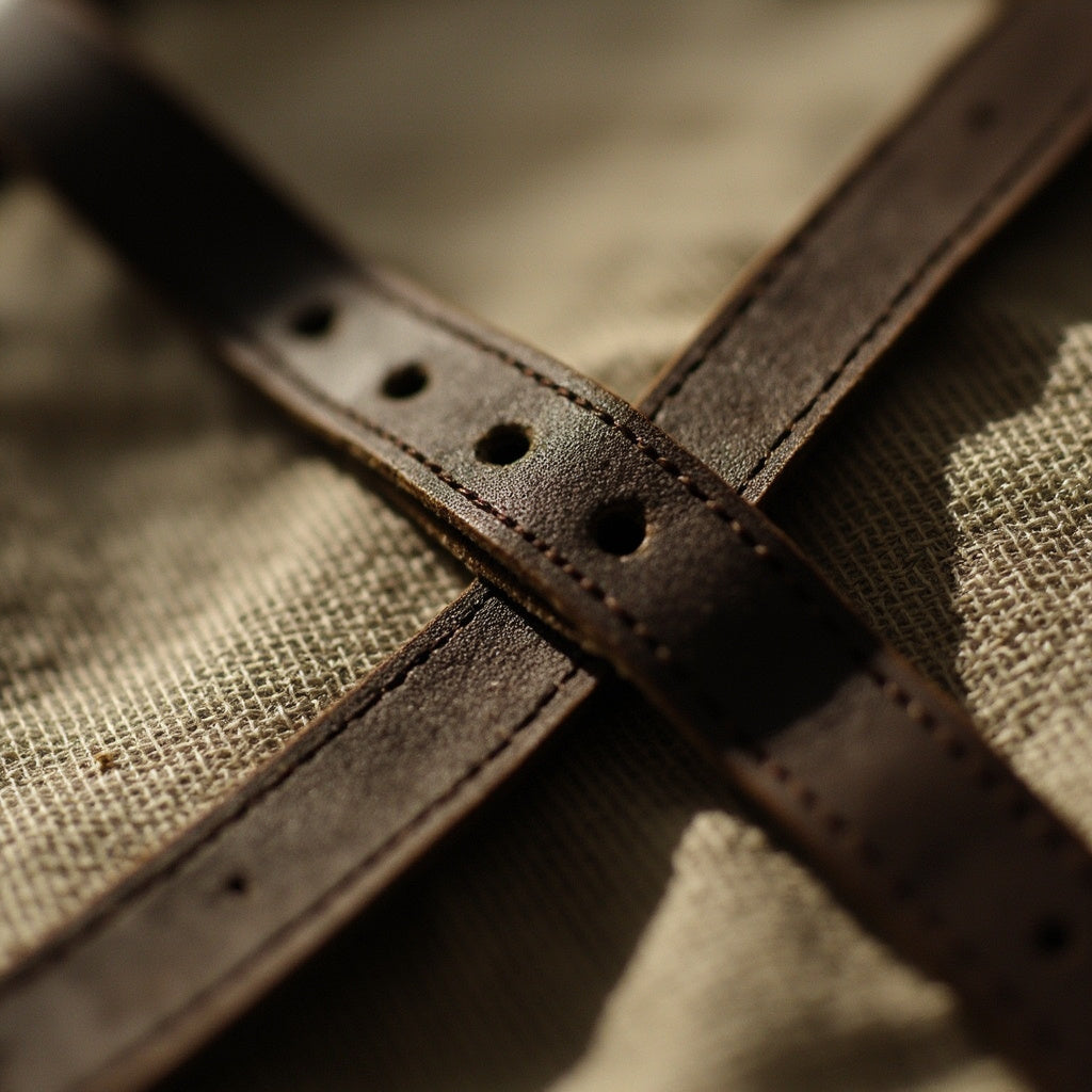 Linen Apron Crossback with Pockets