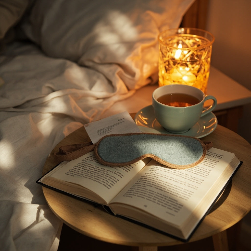 Linen Sleep Mask and Travel Set