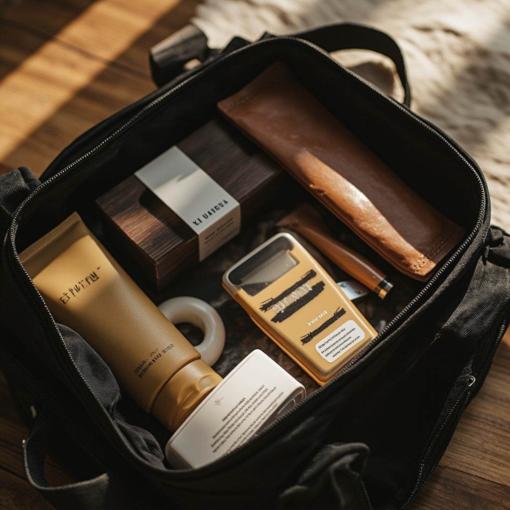 Linen Sleep Mask and Travel Set
