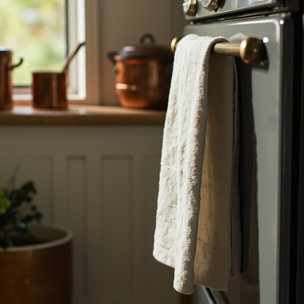 Linen Tea Towels Set of 3 Natural