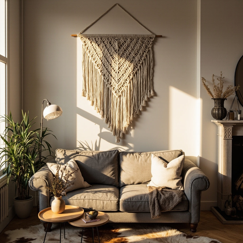 Macrame Wall Hanging Large Bohemian