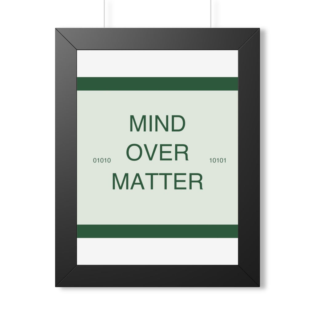MINDSET - Framed Vertical Poster