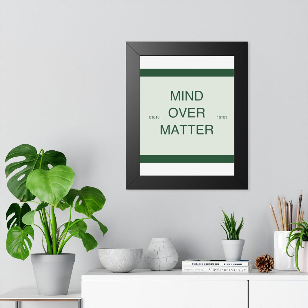 MINDSET - Framed Vertical Poster