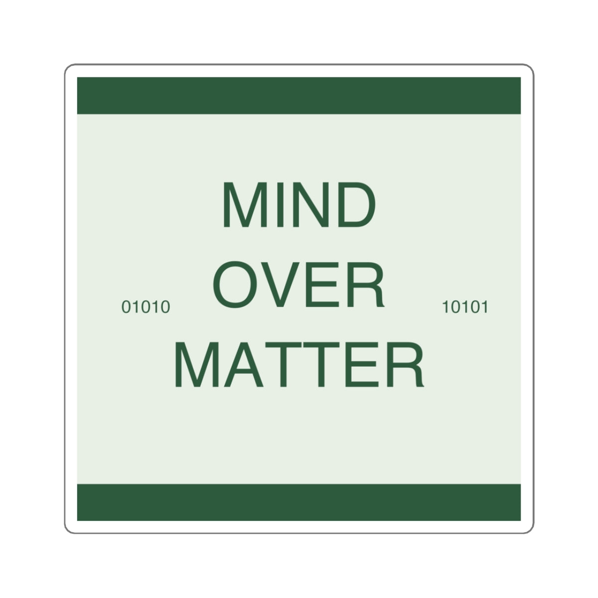 MINDSET - Square Sticker