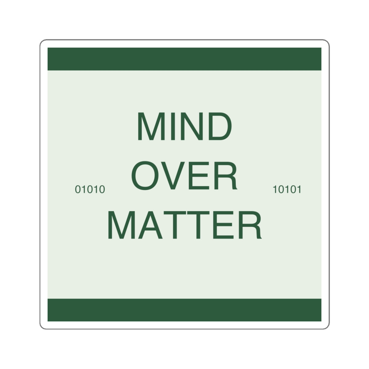MINDSET - Square Sticker