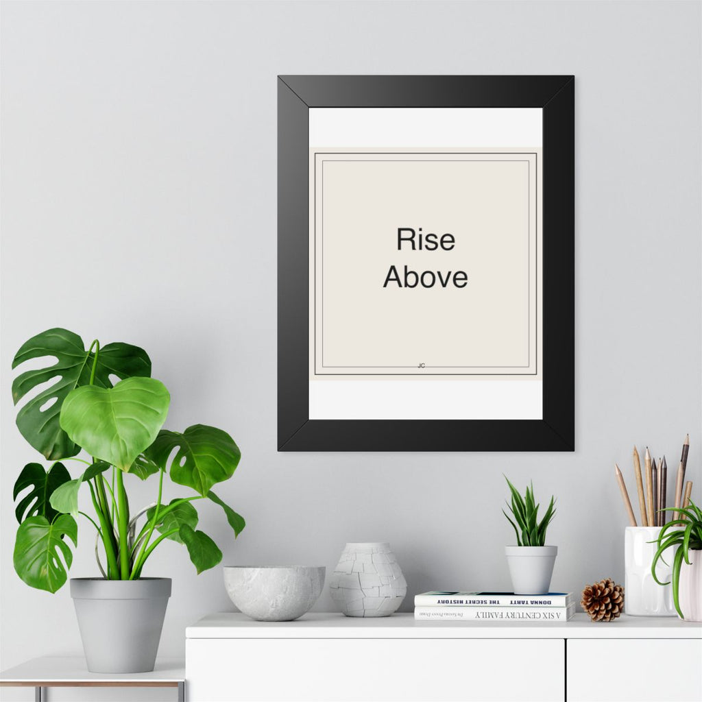 MINIMAL SUNRISE - Framed Vertical Poster