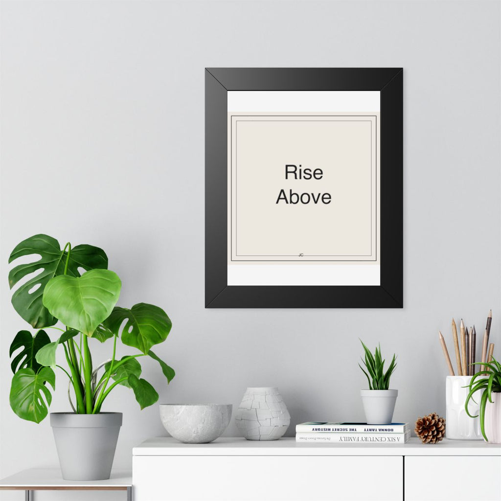MINIMAL SUNRISE - Framed Vertical Poster