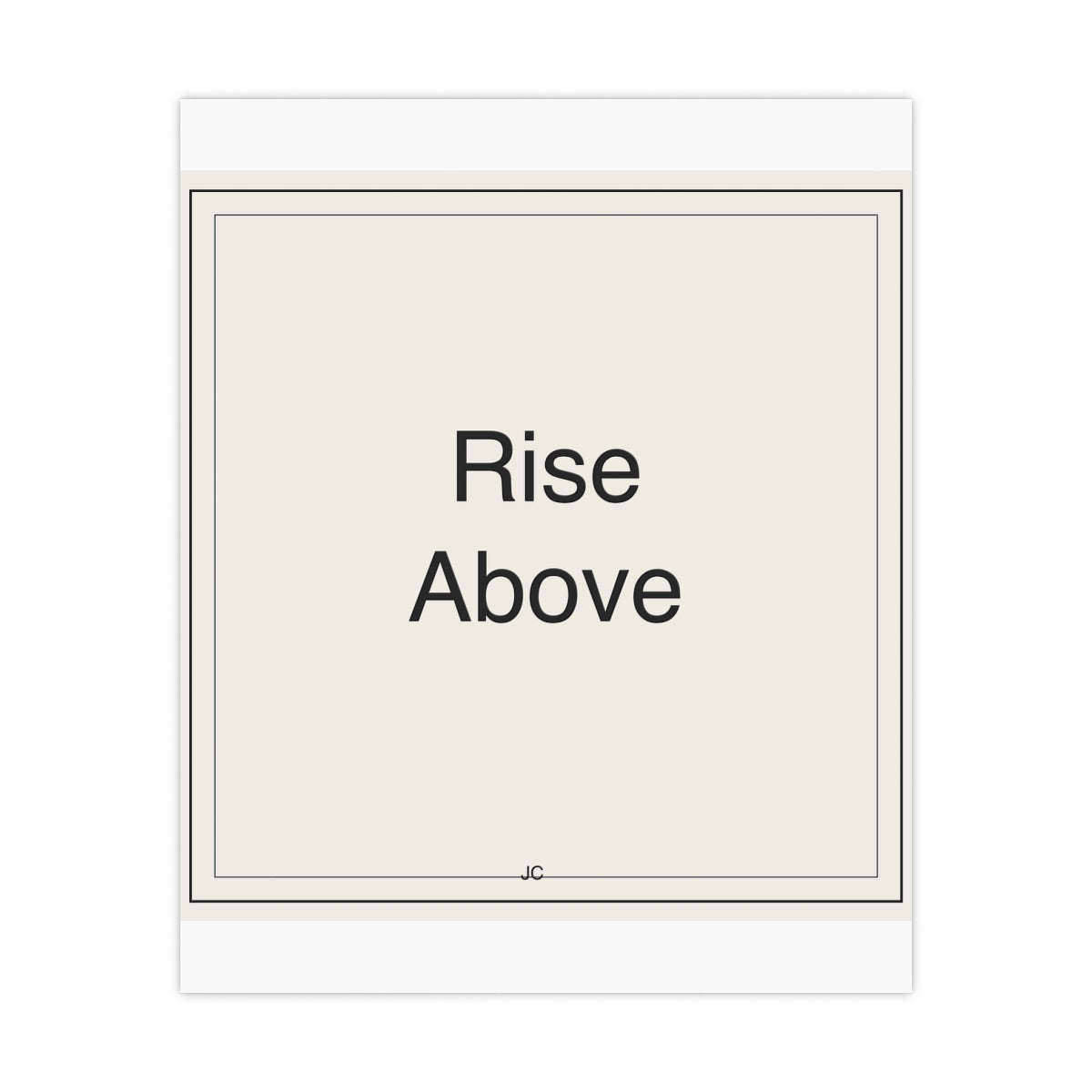 MINIMAL SUNRISE - Matte Poster