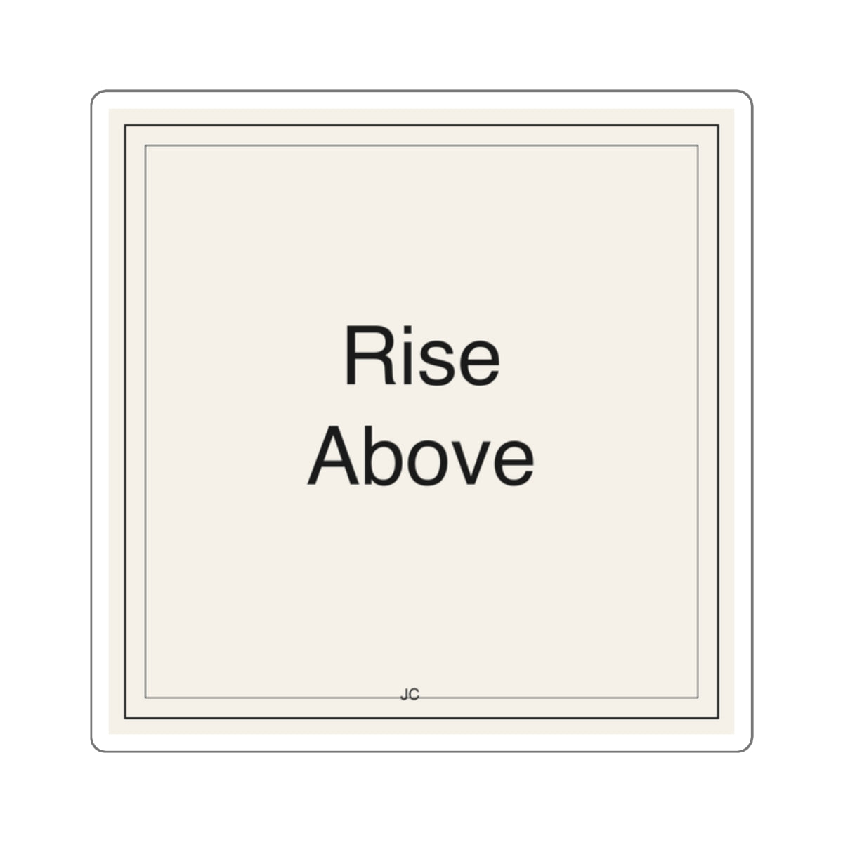MINIMAL SUNRISE - Square Sticker