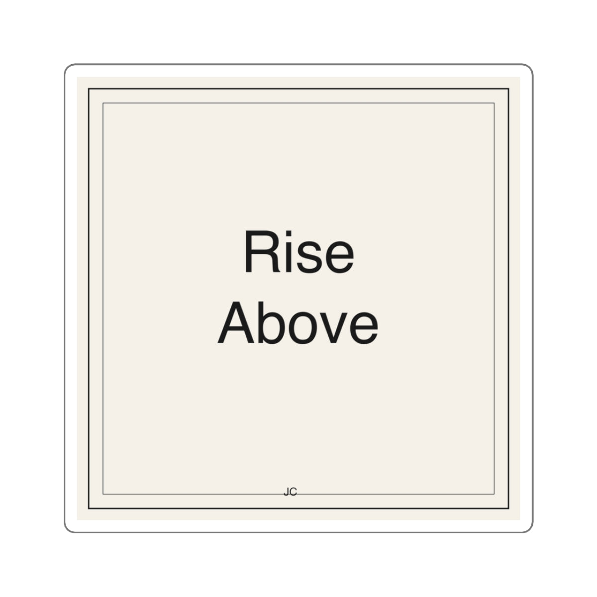 MINIMAL SUNRISE - Square Sticker