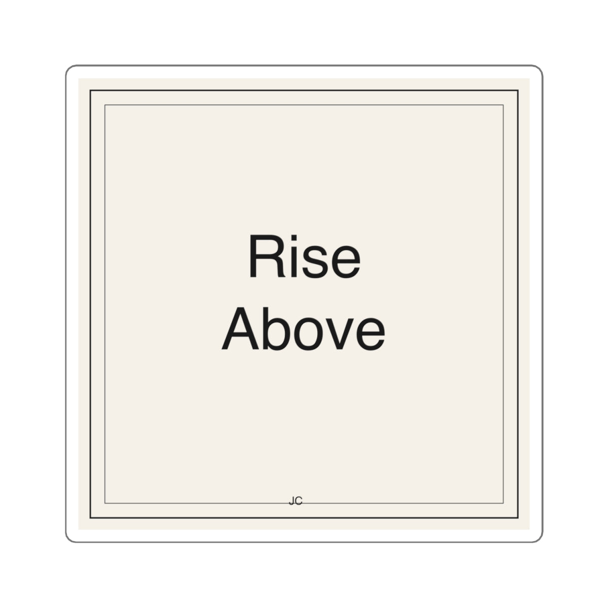 MINIMAL SUNRISE - Square Sticker