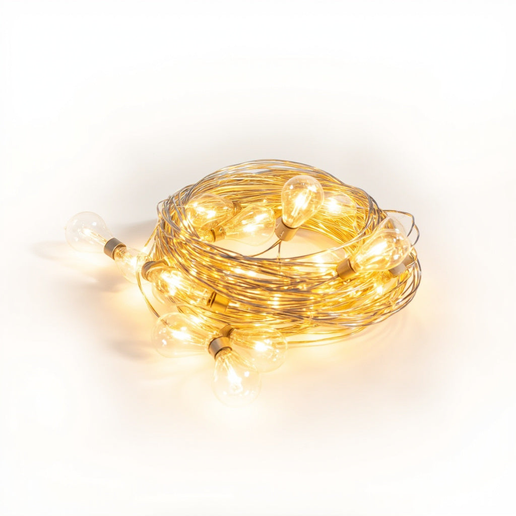 Outdoor String Lights Edison Bulbs 25ft
