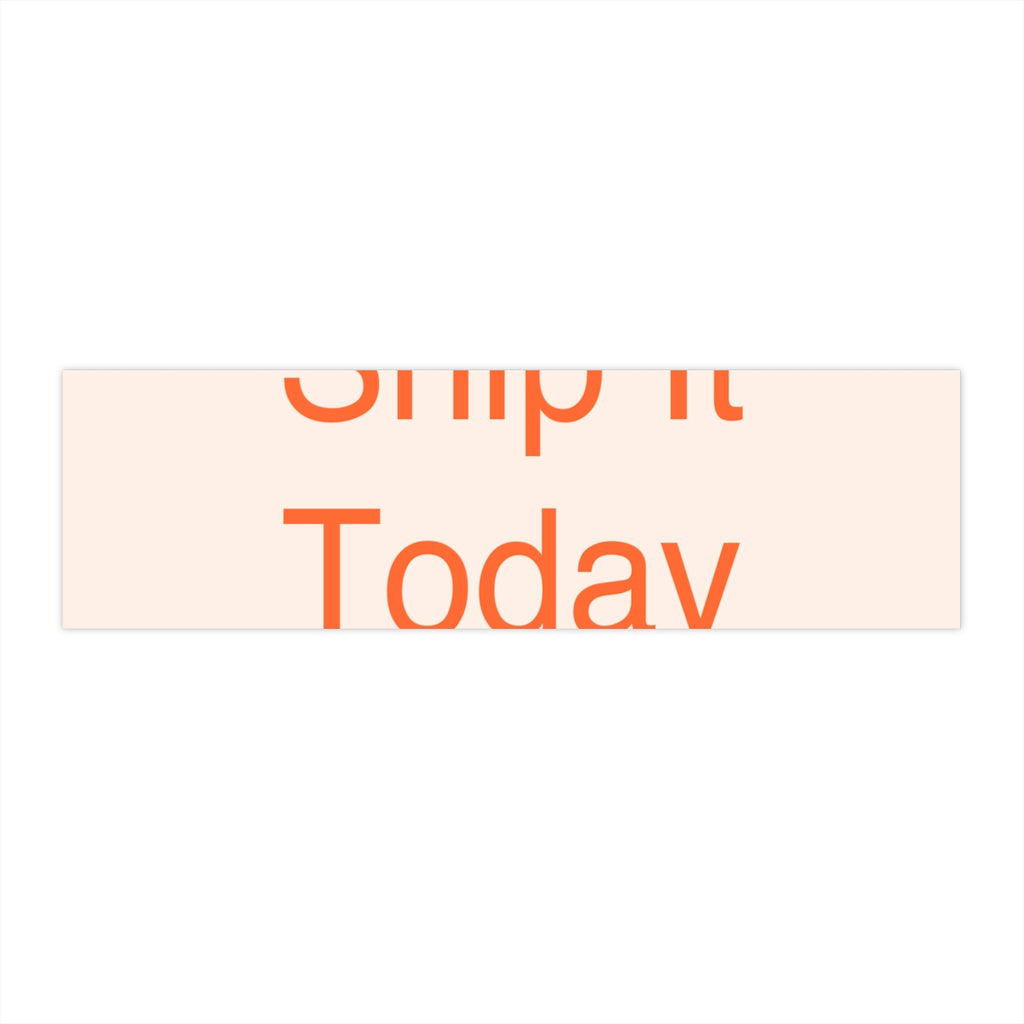 SHIP IT - Bumper Sticker