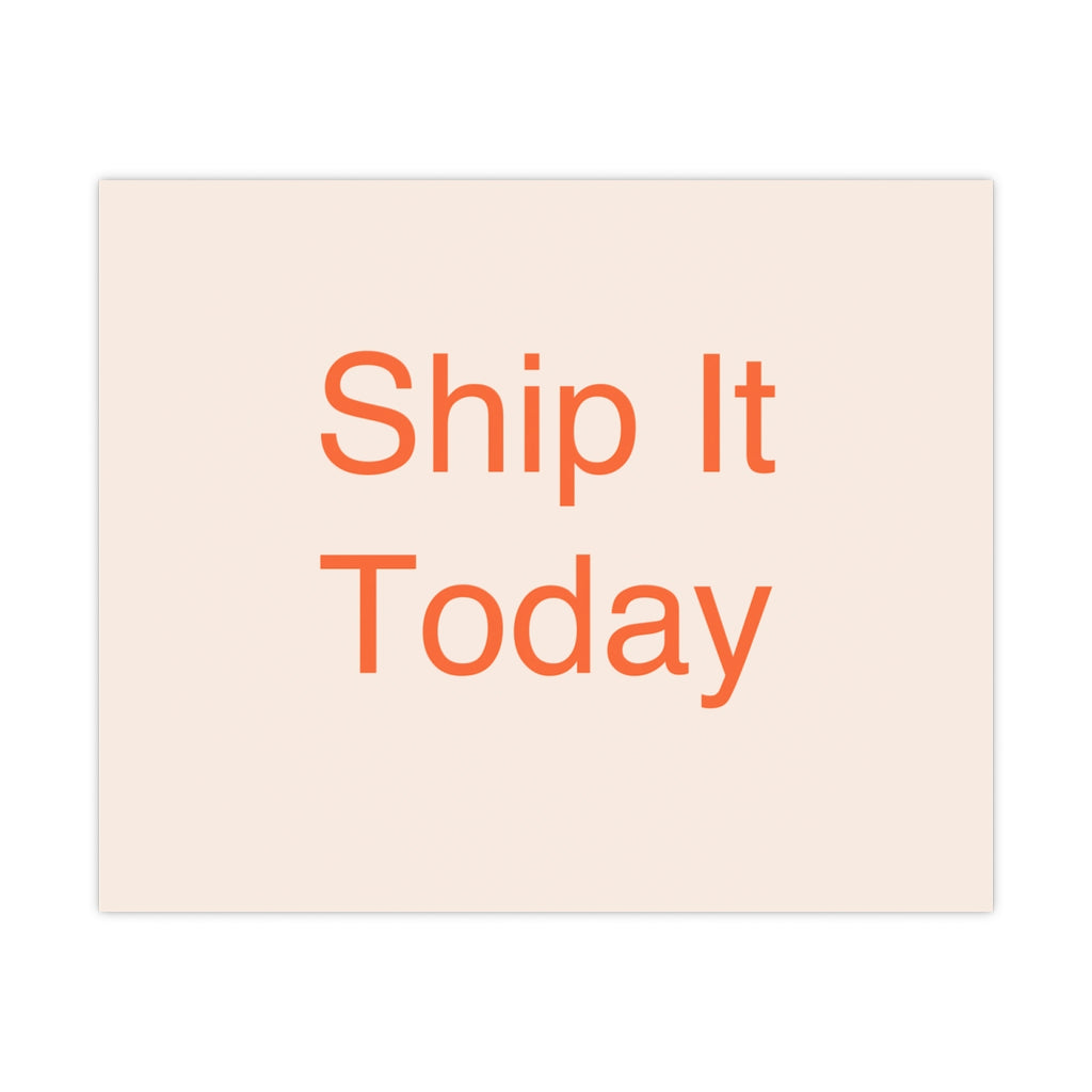 SHIP IT - Matte Poster