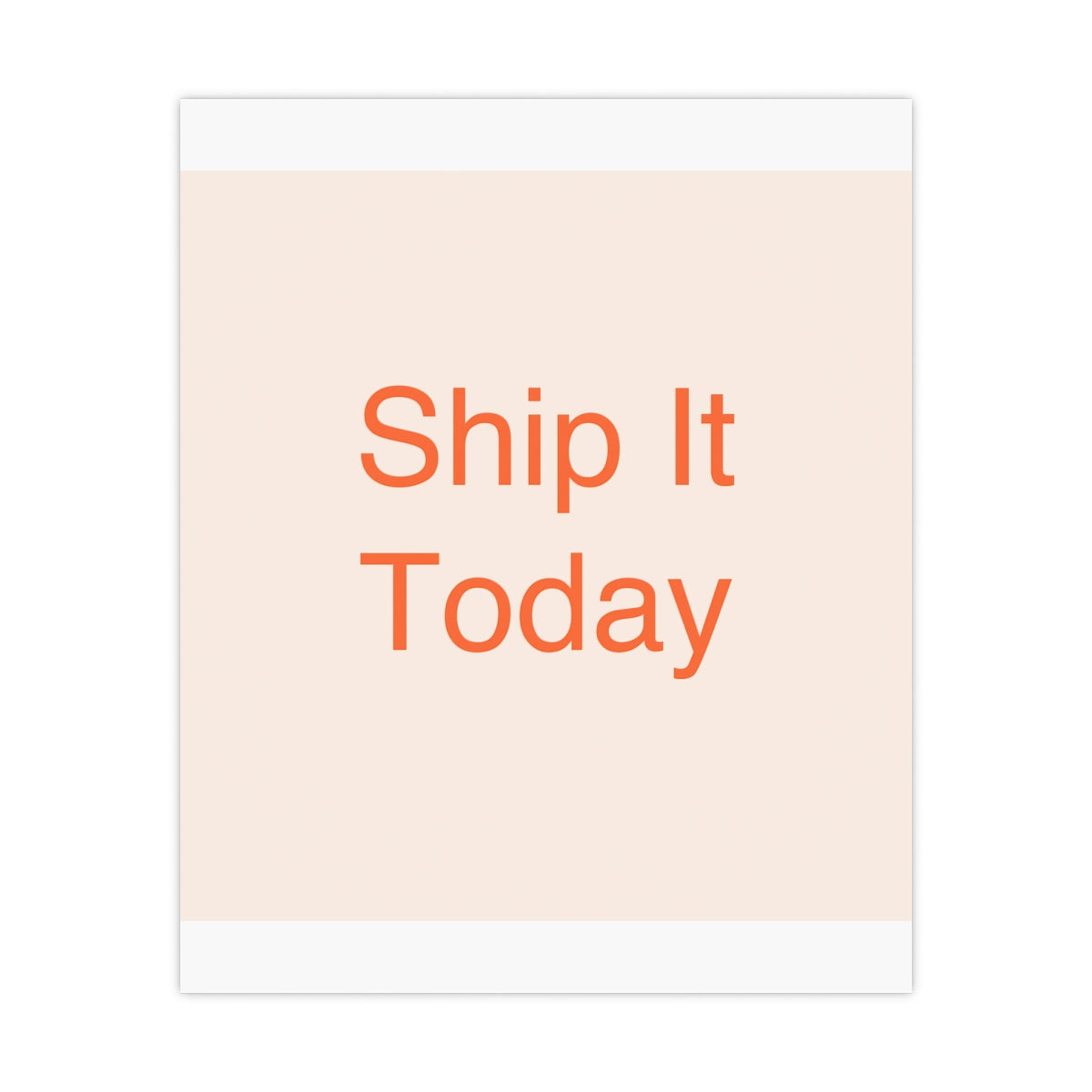 SHIP IT - Matte Poster